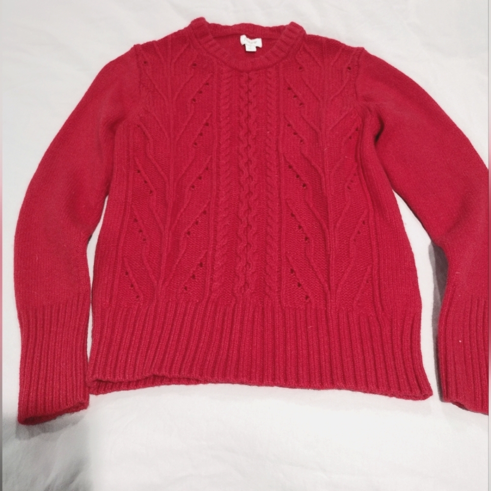J.Crew Wool Red Sweater